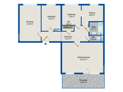 4-Zimmer-Wohnung kaufen in Wien – 81 m², € 369.000 – Bild 22 von 22
