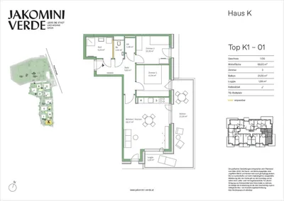 3-Zimmer-Wohnung kaufen in Graz – 69,53 m², € 330.000 – Bild 8 von 8