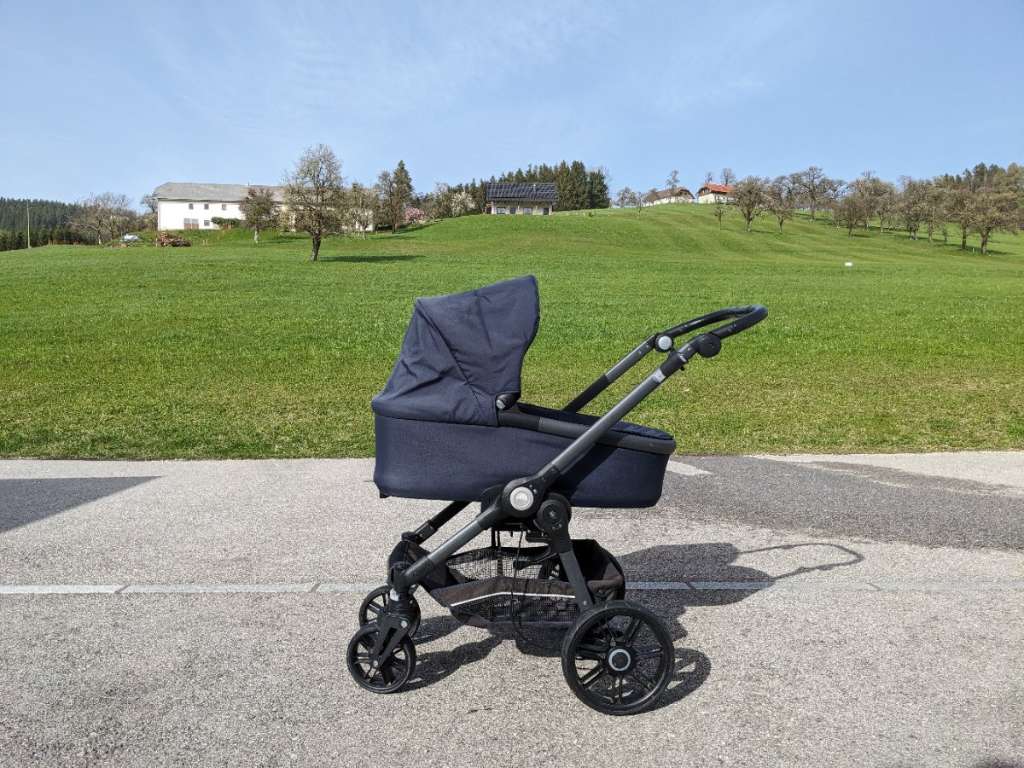 Kinderwagen Teutonia offers mit Babywanne und Buggyaufsatz