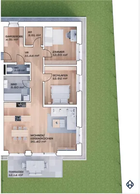 3-Zimmer-Wohnung kaufen in Grieskirchen – 89 m², € 528.000 – Bild 6 von 6