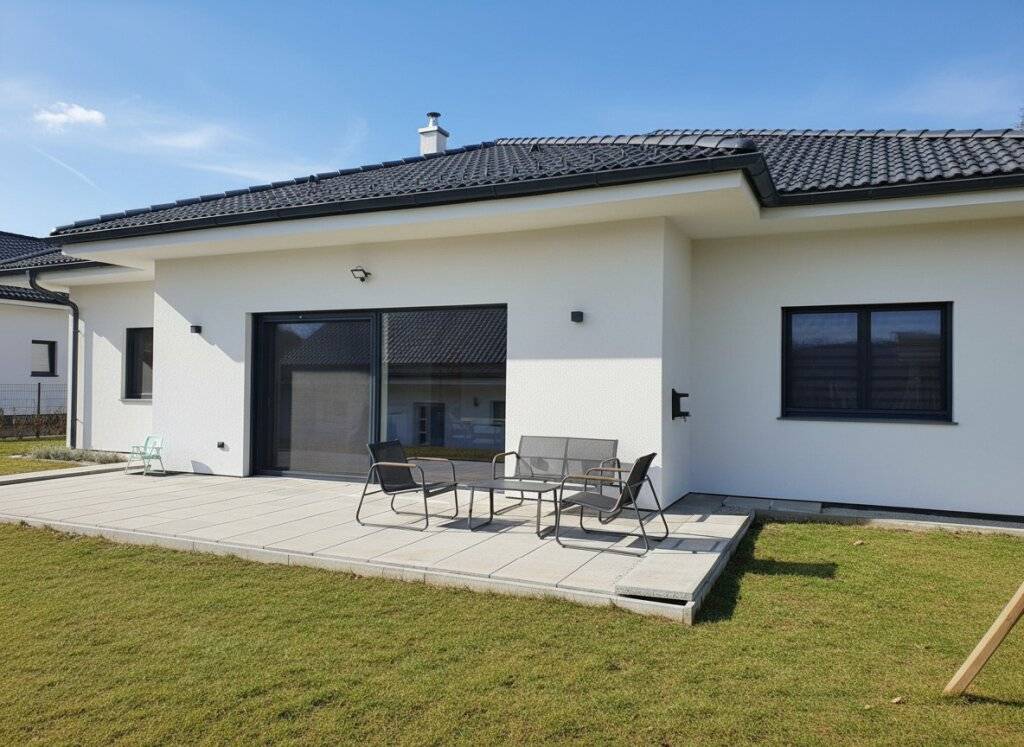 Ländliche Familienidylle -moderner Bungalow mit KOMFORT, sonnige Lage-große Terrasse, Garten und Doppelgarage - Widok 3
