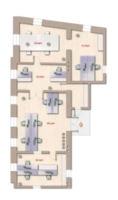 5-Zimmer-Gewerbeimmobilie mieten in Gmunden – 107 m², € 1.352 – Bild 10 von 10