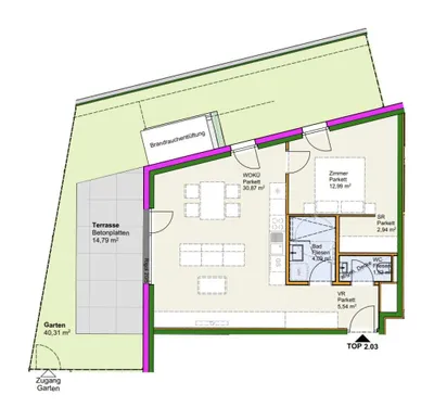 2-Zimmer-Wohnung kaufen in Neusiedl am See – 57,91 m², € 319.000 – Bild 17 von 17