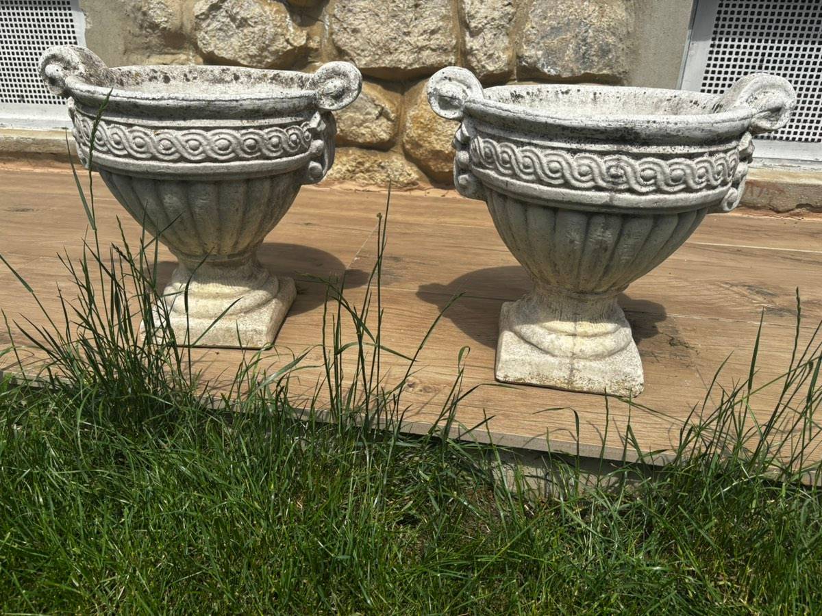 blumenständer mit erdspieß Blumenständer „Elegant” mit Schale – Handgefertigte Rostdeko aus Metall