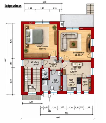 4-Zimmer-Gewerbeimmobilie kaufen in Jennersdorf – 132 m², € 227.000 – Bild 46 von 49