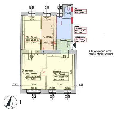 3-Zimmer-Wohnung kaufen in Wien – 90,86 m², € 650.000 – Bild 8 von 8