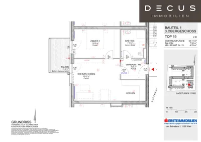 2-Zimmer-Wohnung mieten in Graz – 57 m², € 782 – Bild 19 von 19
