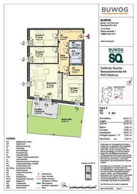 4-Zimmer-Wohnung kaufen in Salzburg Stadt – 83,02 m², € 702.000 – Bild 2 von 8