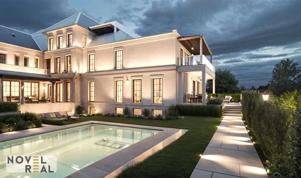 "Grand Suite" - Wo Luxus auf Wohnträume trifft - mit eigenem Outdoorpool! Villa "Elida 9"- Luxus in Donau-Nobellage auf 2 Ebenen! - Ansicht 2