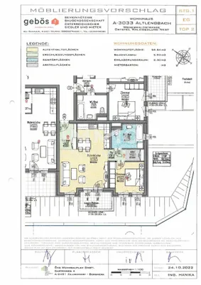 2-Zimmer-Wohnung mieten in Sankt Pölten Land – 58,54 m², € 666 – Bild 12 von 12