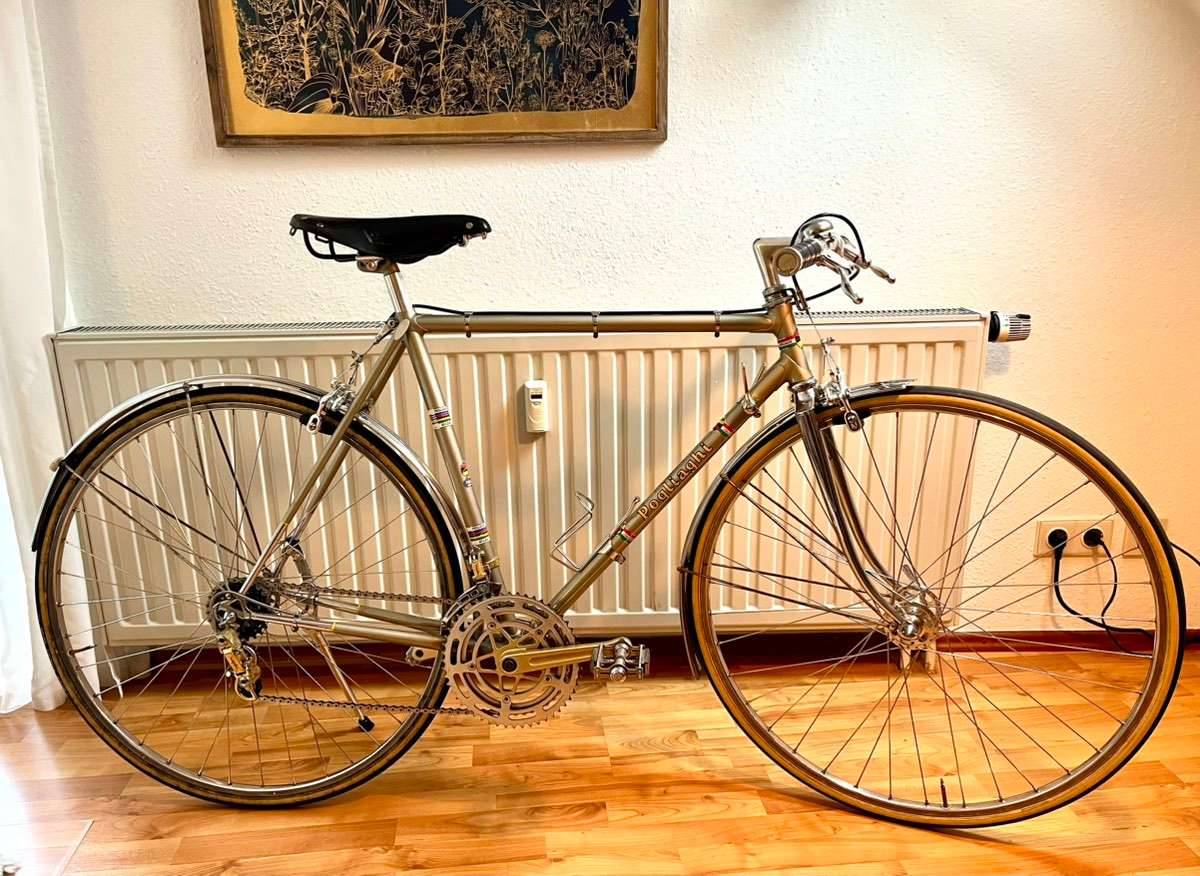 Pogliaghi Stadt Fahrrad (RH 53) (Campagnolo / Brooks),  999,- (78462  Konstanz) - willhaben