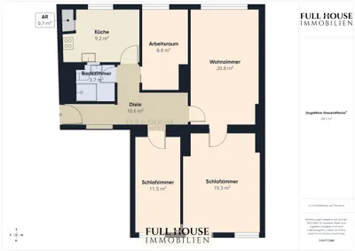 4-Zimmer-Wohnung kaufen in Klagenfurt – 84,49 m², € 212.000 – Bild 25 von 27