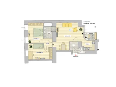 3-Zimmer-Wohnung kaufen in Wien – 76,22 m², € 380.000 – Bild 8 von 11