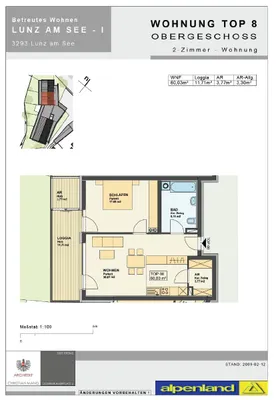 2-Zimmer-Wohnung mieten in Scheibbs – 59,53 m², € 856 – Bild 6 von 6