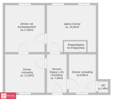 5-Zimmer-Gewerbeimmobilie mieten in Bruck-Mürzzuschlag – 132 m², € 998 – Bild 11 von 11