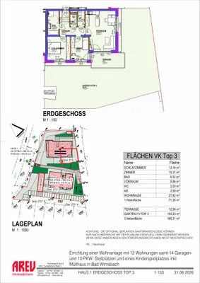 3-Zimmer-Wohnung kaufen in Wels-Land – 71,35 m², € 379.900 – Bild 5 von 5