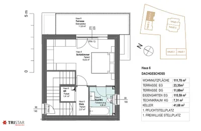 5-Zimmer-Haus kaufen in Tulln – 120,05 m², € 899.000 – Bild 86 von 86