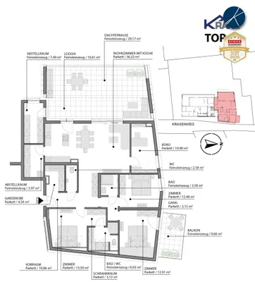 5-Zimmer-Wohnung kaufen in Krems an der Donau – 152,86 m², € 1.099.000 – Bild 21 von 21