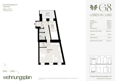 2-Zimmer-Wohnung kaufen in Wien – 50,82 m², € 425.000 – Bild 41 von 41