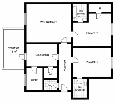 3-Zimmer-Wohnung mieten in Graz – 120 m², € 1.245 – Bild 14 von 14