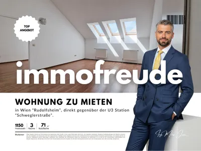 3-Zi-DG-Wohnung direkt an der U3 "Schweglerstraße"