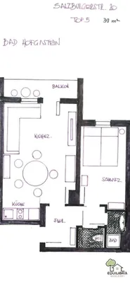 2-Zimmer-Wohnung kaufen in Sankt Johann im Pongau – 39 m², € 199.000 – Bild 13 von 13