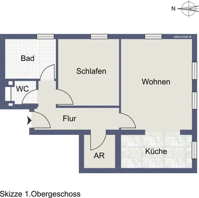 2-Zimmer-Wohnung kaufen in Salzburg-Umgebung – 55 m², € 249.000 – Bild 8 von 8