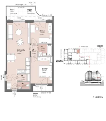 3-Zimmer-Wohnung kaufen in Wien – 65,28 m², € 446.800 – Bild 14 von 14
