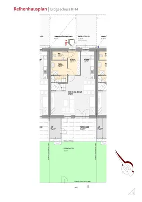 4-Zimmer-Haus mieten in Wiener Neustadt Land – 111,77 m², € 1.387 – Bild 2 von 4