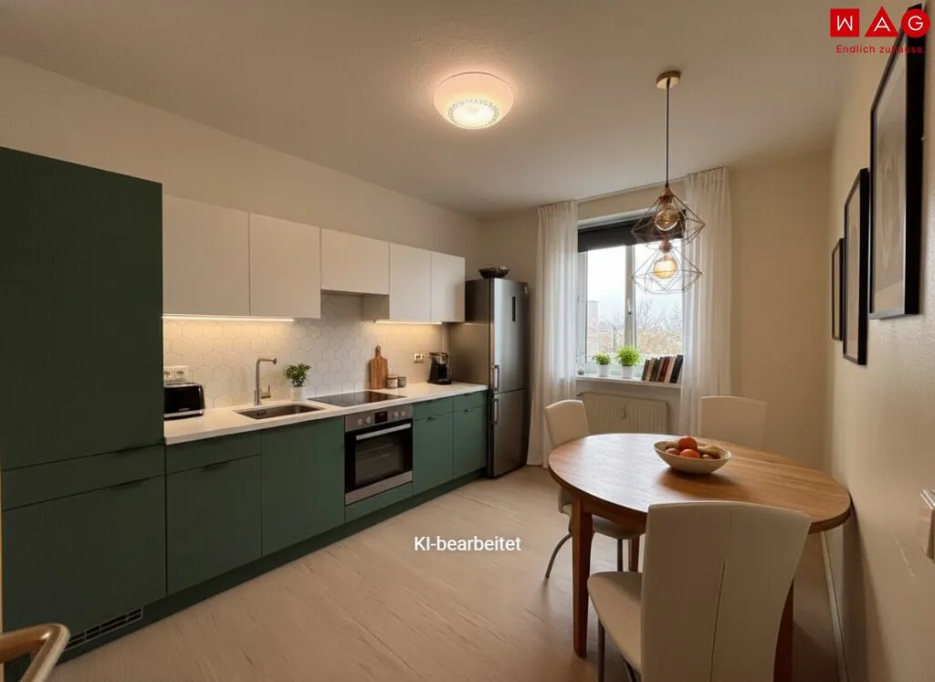 Wohnen im letzten Obergeschoss - großzügige 89 m² (3,5-Räume) in Linz-Ebelsberg/Ennsfeld! ACHTUNG Wohnung wird noch saniert! - Ansicht 2