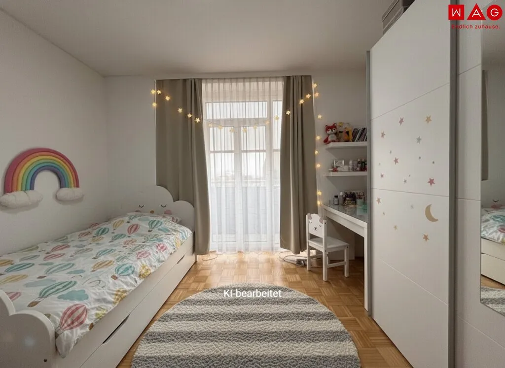 Wohnen im letzten Obergeschoss - großzügige 89 m² (3,5-Räume) in Linz-Ebelsberg/Ennsfeld! ACHTUNG Wohnung wird noch saniert! - Ansicht 3