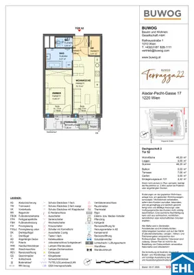 2-Zimmer-Wohnung kaufen in Wien – 46,2 m², € 291.000 – Bild 9 von 9