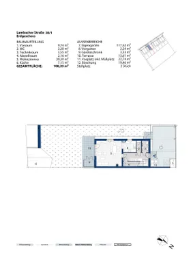 4-Zimmer-Haus mieten in Wiener Neustadt Land – 108,2 m², € 1.229 – Bild 2 von 4