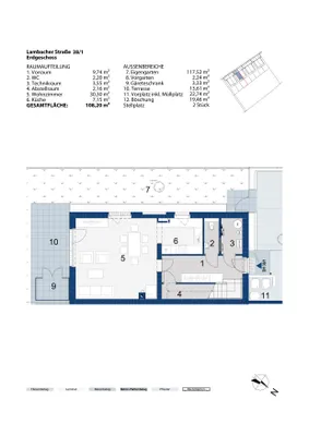 4-Zimmer-Haus mieten in Wiener Neustadt Land – 108,2 m², € 1.229 – Bild 3 von 4