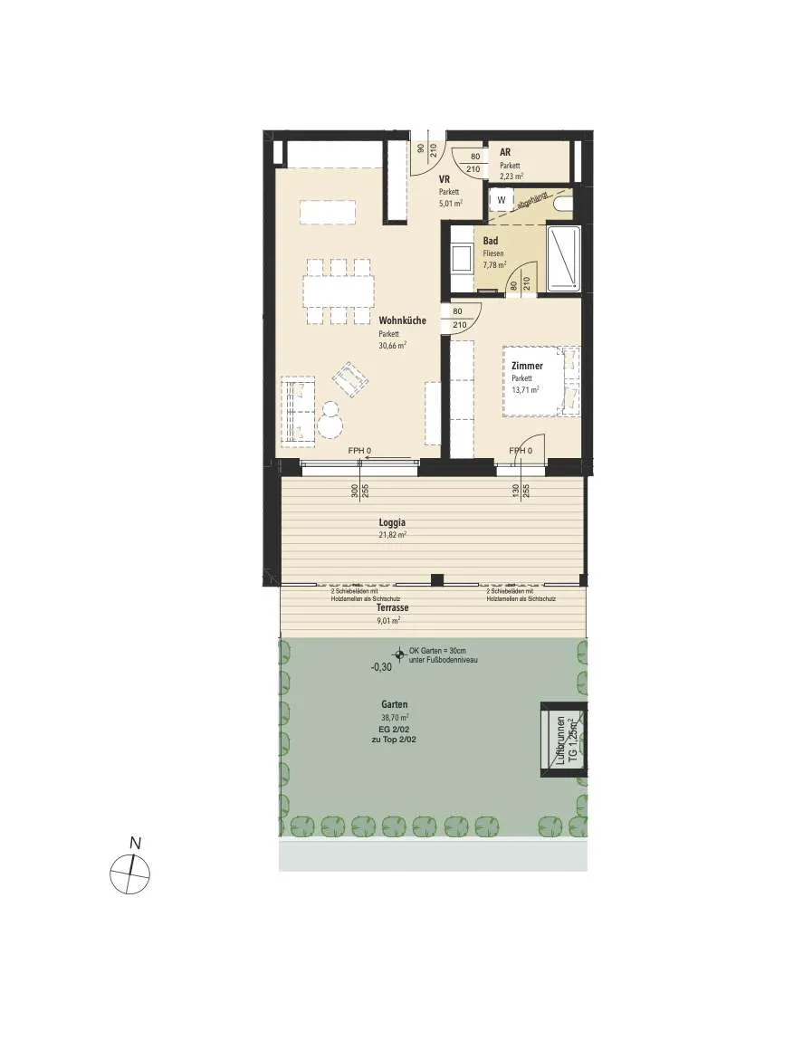 Apartment in Treffen am Ossiacher See, Annenheim - Ansicht 2