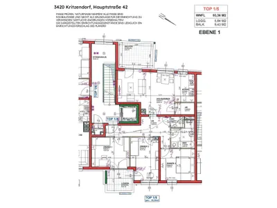 4-Zimmer-Wohnung mieten in Tulln – 97,4 m², € 1.340 – Bild 6 von 10