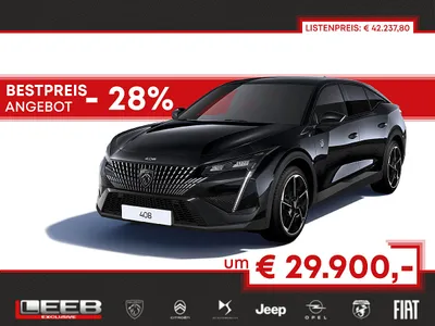 Peugeot 408 Hybrid 145 e-DCS6 GT inkl. 360° Vision Pack