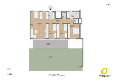 4-Zimmer-Wohnung kaufen in Graz – 101,42 m², € 679.500