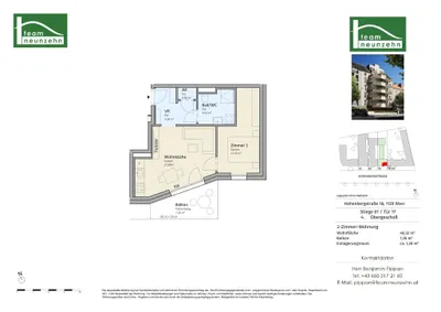 2-Zimmer-Wohnung kaufen in Wien – 41,42 m², € 315.000 – Bild 19 von 19