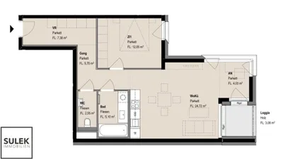 2-Zimmer-Wohnung mieten in Wien – 61,53 m², € 1.899 – Bild 27 von 29