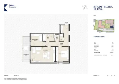 3-Zimmer-Wohnung kaufen in Salzburg Stadt – 75,04 m², € 574.000 – Bild 6 von 7