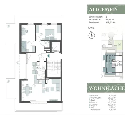 3-Zimmer-Wohnung mieten in Wien – 78,97 m², € 1.950 – Bild 22 von 22