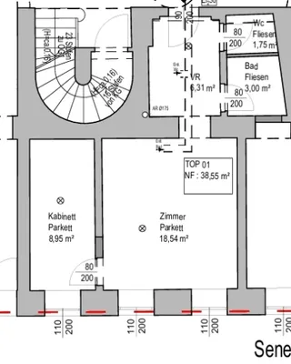 2-Zimmer-Wohnung kaufen in Wien – 38,55 m², € 185.000 – Bild 8 von 8