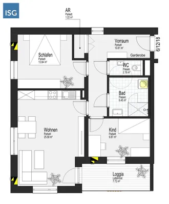 3-Zimmer-Wohnung mieten in Ried im Innkreis – 70 m², € 738 – Bild 4 von 13
