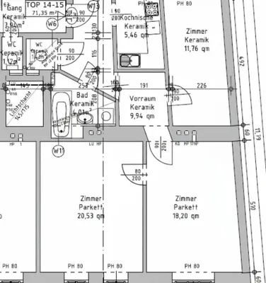 Immobilie kaufen in Wien – 71,35 m², € 110.000 – Bild 3 von 3