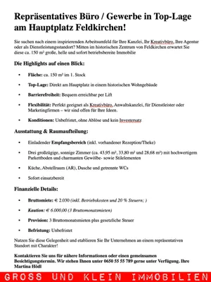 3-Zimmer-Gewerbeimmobilie mieten in Feldkirchen – 150 m², € 2.031 – Bild 15 von 15