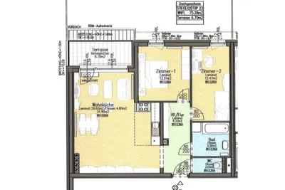 3-Zimmer-Wohnung mieten in Wiener Neustadt – 75,28 m², € 870 – Bild 2 von 7