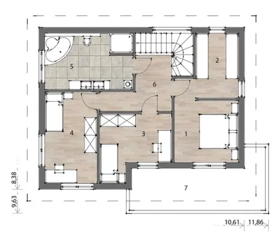 4-Zimmer-Haus kaufen in Graz-Umgebung – 135 m², € 345.200 – Bild 3 von 7