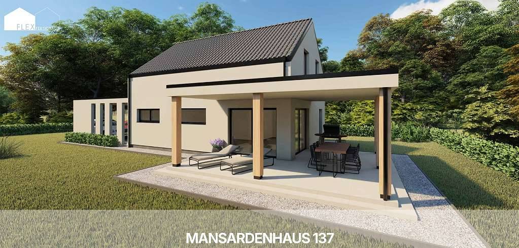 Kaufen statt Mieten Mansardenhaus belagsfertig mit Fundamentplatte / ohne Grundstück, Mureck