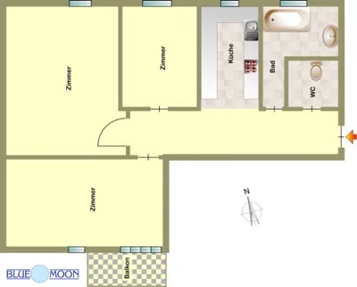 3-Zimmer-Wohnung mieten in Wien – 83 m², € 990 – Bild 21 von 22